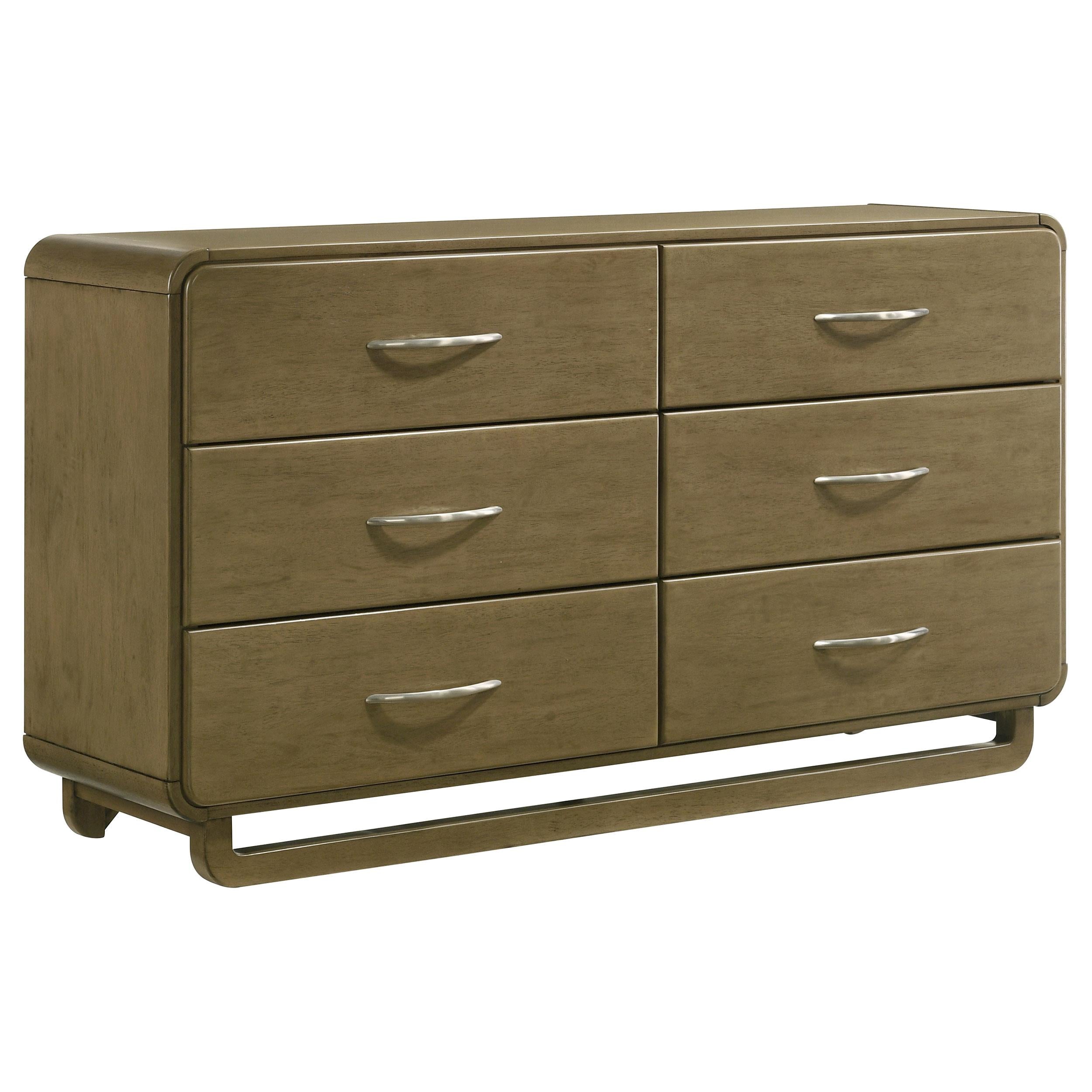 Coaster Furniture Amsbury 224273 6-Drawer Dresser Cabinet - Nutmeg IMAGE 1